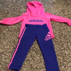 VGUC adidas girls outfit